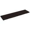 vidaXL bordplade 200x50x(2-6) cm behandlet massivt egetr&aelig; m&oslash;rkebrun