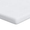 vidaXL Madras topper 180 x 200 cm tyk Jacquard stof Hvid