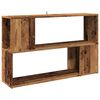 vidaXL bogreol 100x24x63 cm konstrueret tr&aelig; antikt tr&aelig;
