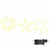 vidaXL Jule Snefnug 252 LED'er Varm hvid 44,5 x 38 cm PVC