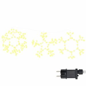 vidaXL Jule Snefnug 252 LED'er Varm hvid 44,5 x 38 cm PVC