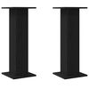 vidaXL H&oslash;jtaler Stativer 2 pcs Sort eg 30 x 30 x 80 cm Konstrueret tr&aelig;