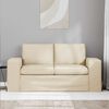 vidaXL Sofa Creme 162 x 80 x 82 cm Stof