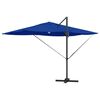 vidaXL Kantilever Roma Parasol Blå og Sort 352 x 251 x 265 cm