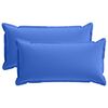 vidaXL Pudebetr&aelig;k 2 stk. HOUTEN Kongelig bl&aring; 40 x 80 cm Polyester