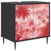 vidaXL Badev&aelig;relsesskab AACHEN Sort eg 60 x 40 x 61 cm Konstrueret tr&aelig;