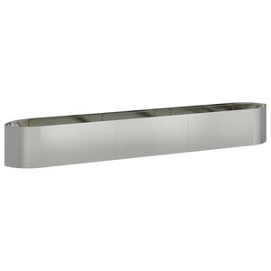 vidaXL H&aelig;vet Havebed Galvaniseret st&aring;l 300 x 40 x 40 cm St&aring;l