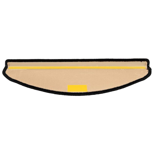 vidaXL selvkl&aelig;bende trappem&aring;tter 15 stk. 65x21x4 cm sort og gr&aring;