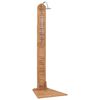 vidaXL havebruser 70x75x204 cm massivt teak