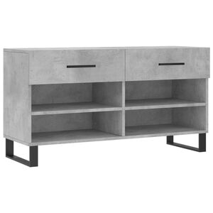 vidaXL skob&aelig;nk 102x35x55 cm konstrueret tr&aelig; betongr&aring;