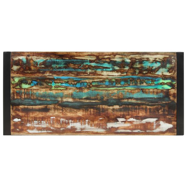 vidaXL spisebord 120x55x76 cm massivt genbrugstræ