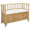 vidaXL Have opbevaringsb&aelig;nk 110 x 47 x 80 cm Bambus Naturfarvet