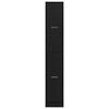 vidaXL Apoteker Kabinet Sort eg 30 x 41 x 174.5 cm Konstrueret tr&aelig;