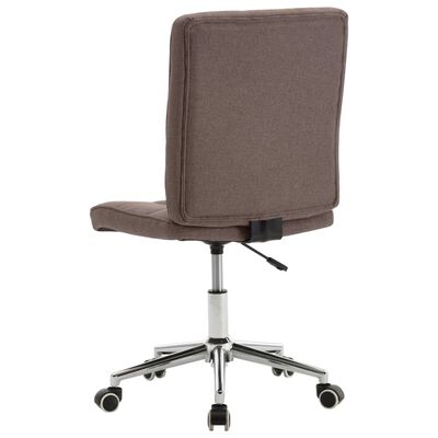 vidaXL spisebordsstol stof gråbrun