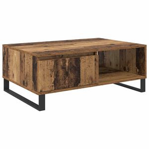 vidaXL Sofabord Gammelt tr&aelig; 90 x 60 x 35 cm Konstrueret tr&aelig;