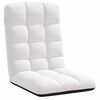 vidaXL foldbar gulvstol 71x51x62 cm stof hvid