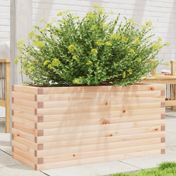 vidaXL plantekasse 90x40x45,5 cm massivt fyrretr&aelig;