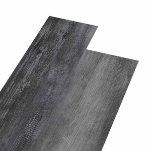 vidaXL Gulvplanker Gr&aring; 5,26 m&sup2; 18 stk. PVC