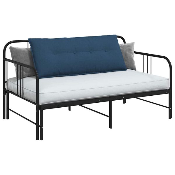 vidaXL Rygpude Bl&aring; 120 x 19 x 50 cm Stof