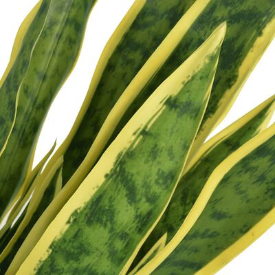 vidaXL kunstig sansevieria-plante med urtepotte 65 cm grøn