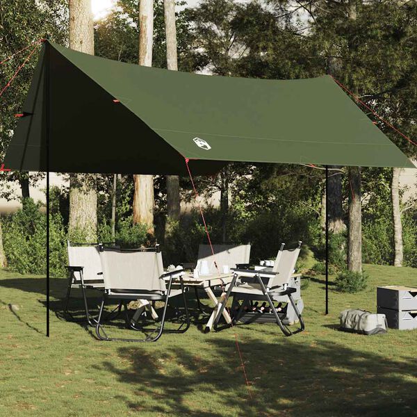 vidaXL tarp 438x376x212 cm vandtæt olivengrøn