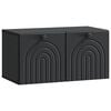 vidaXL V&aelig;gh&aelig;ngt TV-skab Sort 59,5 x 31 x 30 cm Konstrueret tr&aelig;