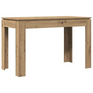 vidaXL Spisebord artisan eg 120x60x76 cm konstrueret tr&aelig;
