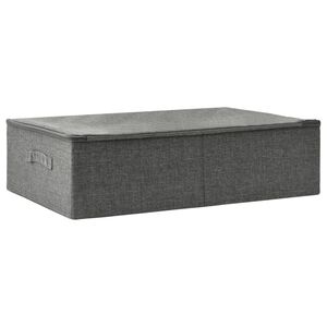 vidaXL opbevaringskasse 70x40x18 cm stof antracitgr&aring;