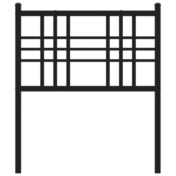 vidaXL sengegavl 75 cm metal hvid