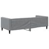 vidaXL daybed 90x200 cm stof lysegr&aring;