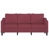 vidaXL 3-personers sofa 180 cm stof vinr&oslash;d