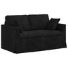 vidaXL Sofa 2 pcs Sort 138 x 78 x 80 cm Fl&oslash;jl