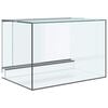 vidaXL Krybdyr og amfibiehabitater Hvid 60 x 40 x 40 cm Glas