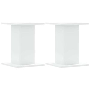 vidaXL h&oslash;jtalerstativer 2 stk. 30x30x40 cm konstrueret tr&aelig; hvid