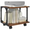 vidaXL Printerstand Gammelt tr&aelig; 41 x 28 x 33,5 cm Konstrueret tr&aelig;