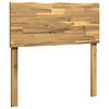 vidaXL Sengegavl med naturkant ROSTOCK Hvid 90 cm Massivt Akacietr&aelig;