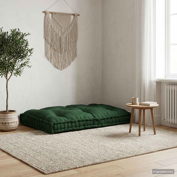 vidaXL Palle Sofa Pude Gr&oslash;n 120 x 80 x 12 cm Stof