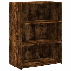 vidaXL reol 70x41x93 cm konstrueret tr&aelig; r&oslash;get egetr&aelig;sfarve