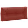 vidaXL Palle rygpude VIANEN 100% polyester R&oslash;d 120 x 40 x 12 cm