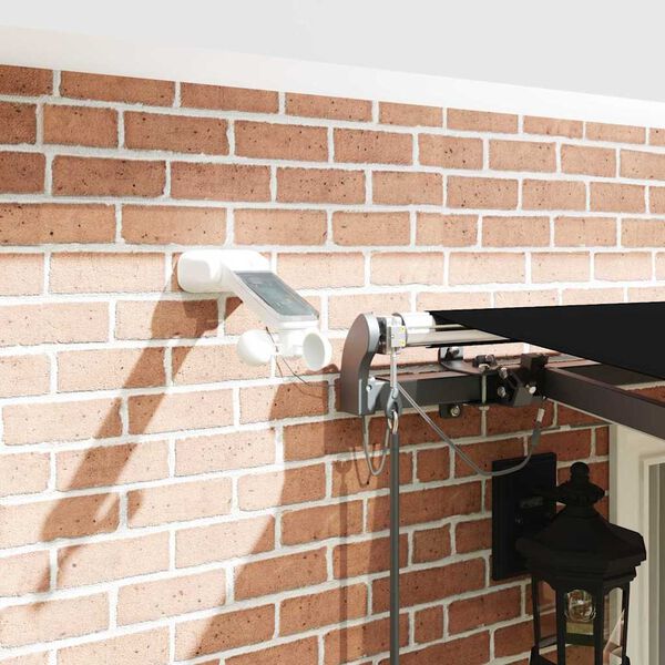 vidaXL Markiseduge med Sort 400 &times; 300 cm Polyester