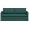 vidaXL Sofa M&oslash;rkegr&oslash;n 196 x 82 x 85 cm Stof
