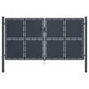 vidaXL havel&aring;ge st&aring;l 300x125 cm antracitgr&aring;