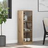 vidaXL Highboard Artisan Egetr&aelig; 35 x 37 x 109 cm Konstrueret tr&aelig;