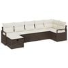 vidaXL Sofa S&aelig;t 4 stk. polyrattan