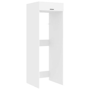 vidaXL Vaskemaskine Skab Hvid 67,5 x 68 x 200 cm Konstrueret tr&aelig;