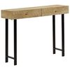 vidaXL konsolbord massivt mangotr&aelig; 102 x 30 x 79 cm