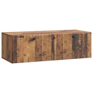 vidaXL V&aelig;gh&aelig;ngt TV-skab Gammelt tr&aelig; 98 x 41 x 30 cm Konstrueret tr&aelig;