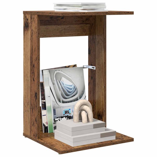 vidaXL Sidebord Gammelt tr&aelig; 40 x 38 x 62,5 cm Konstrueret tr&aelig;