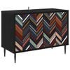 vidaXL TV-skab OMMEN 69 x 33 x 50,5 cm Sort eg Konstrueret tr&aelig;