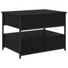 vidaXL Sofabord Sort eg 70 x 50 x 54,5 cm Konstrueret tr&aelig;